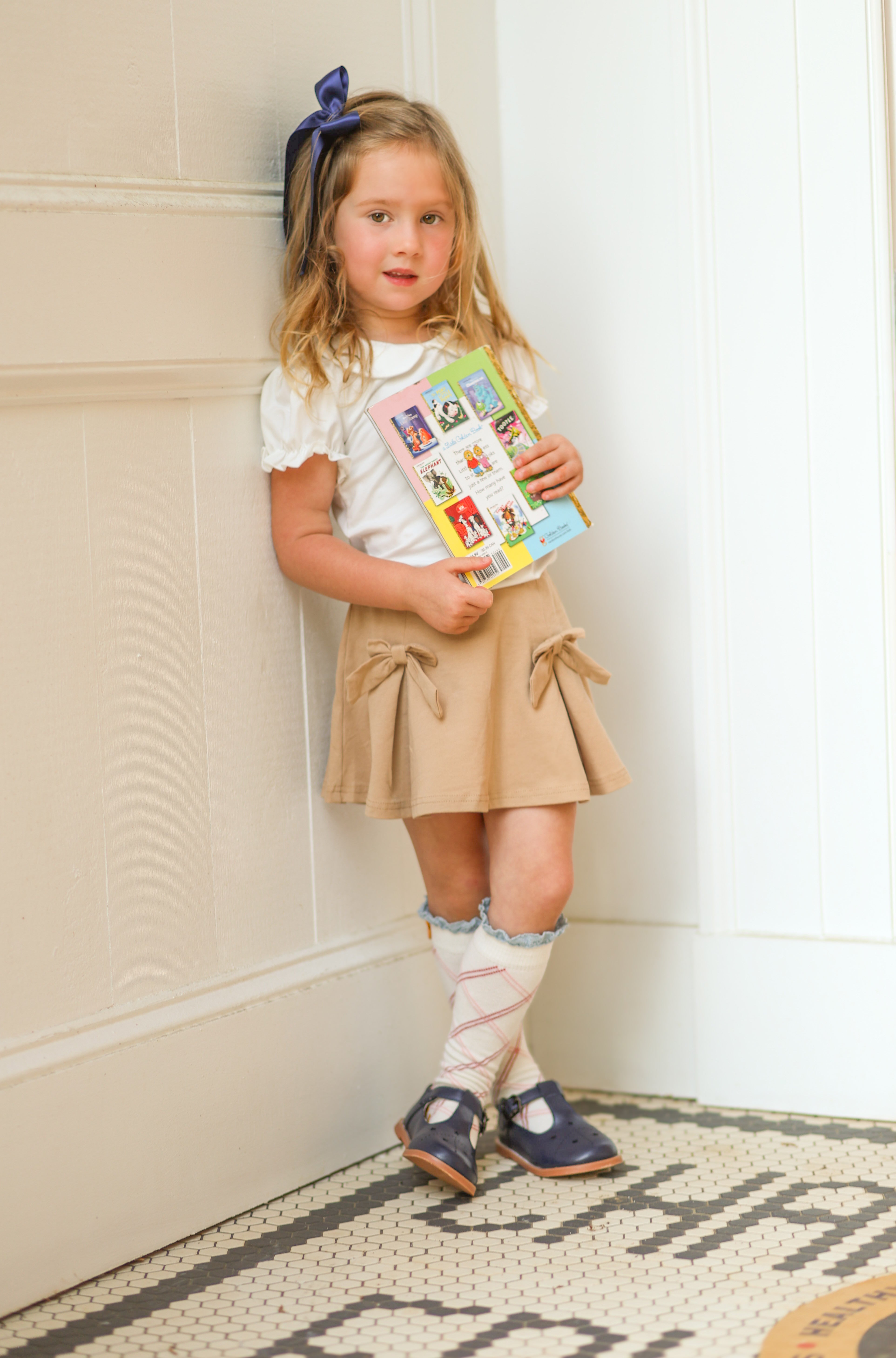 Khaki Uniform Skort *Ready to Ship*