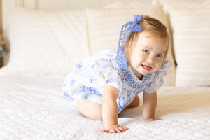 Daydream French Blue Toile Bubble