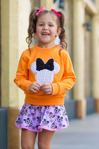 Pixiedust & Pearls Orange Pullover *Ships in Two Weeks!*