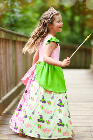 "Pink Goes Good with Green"  Bamboo Gown