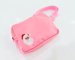 Sparkle Santa Belt Bag