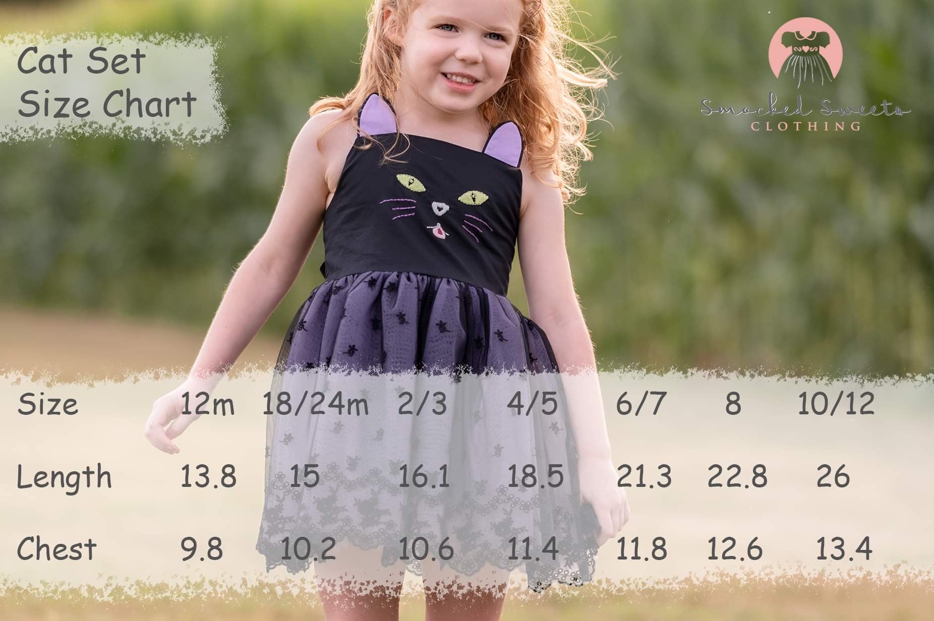 Purr-fect Black Cat dress & Bloomer Set