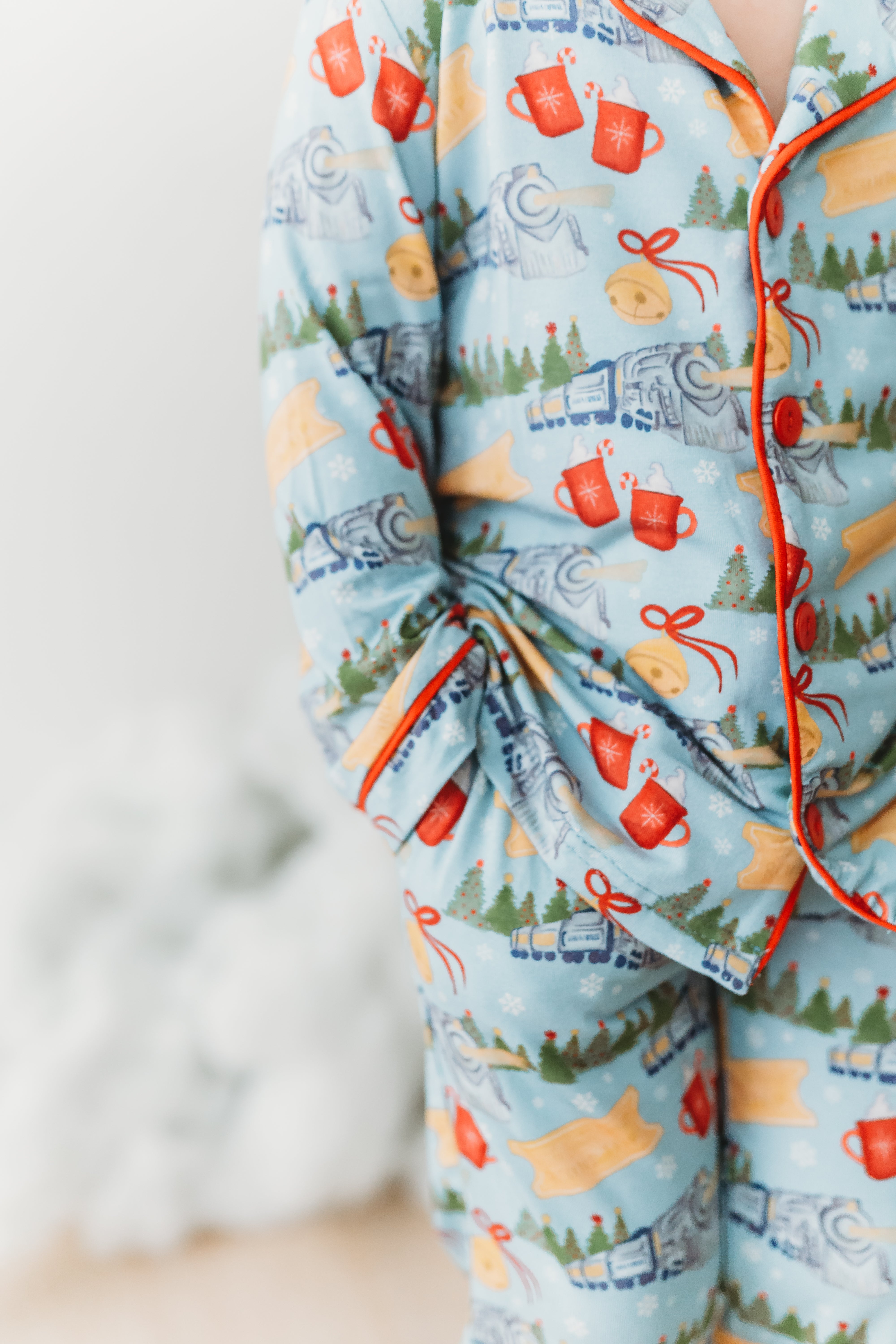North Pole Express Boys Button Down