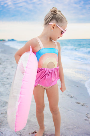 Shimmer Metallic Rainbow Swim *In Stock!*