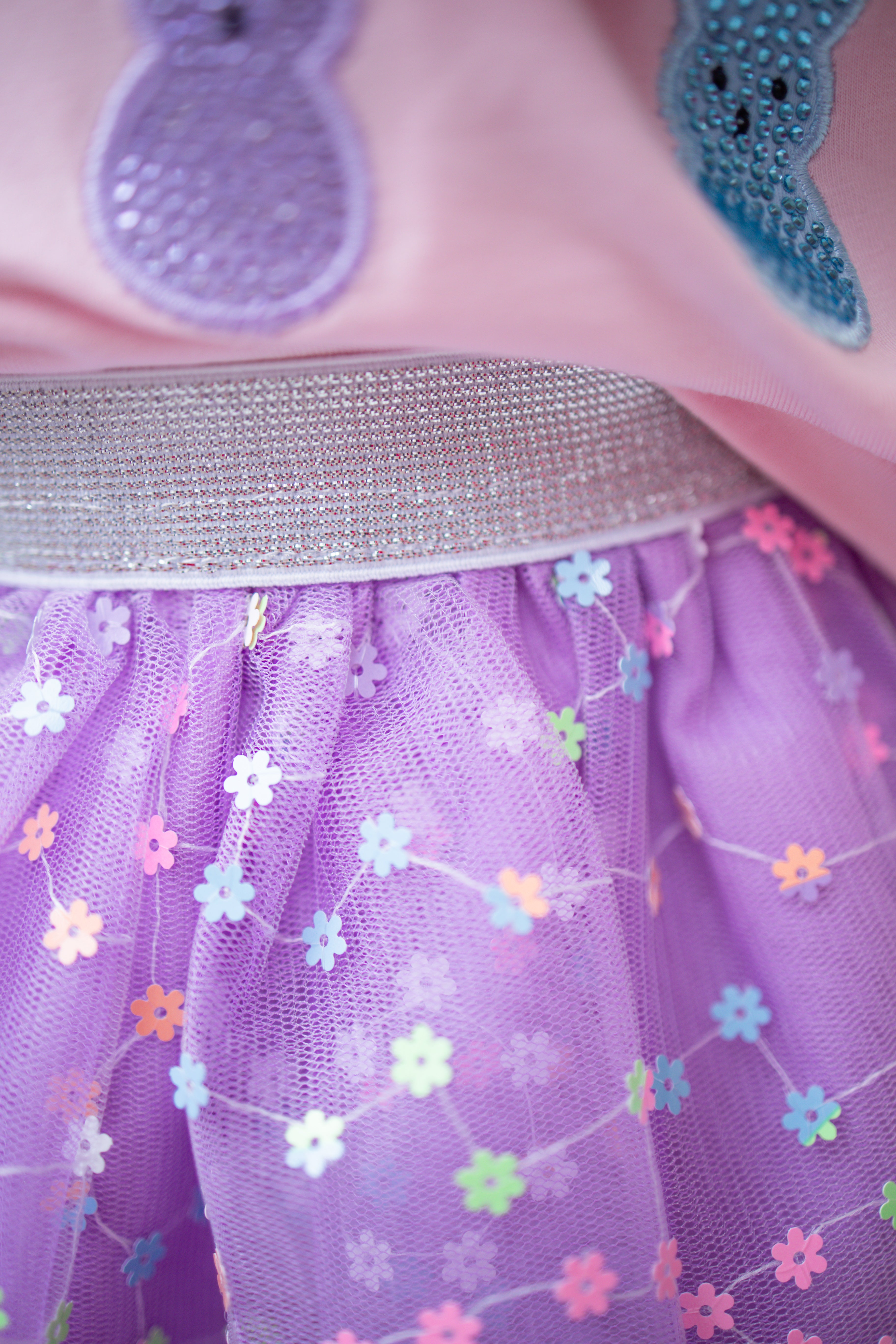 One Size Toddler Lavender Sparkle Sisters Tutu Skirt