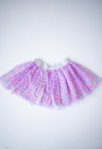 One Size Toddler Lavender Sparkle Sisters Tutu Skirt