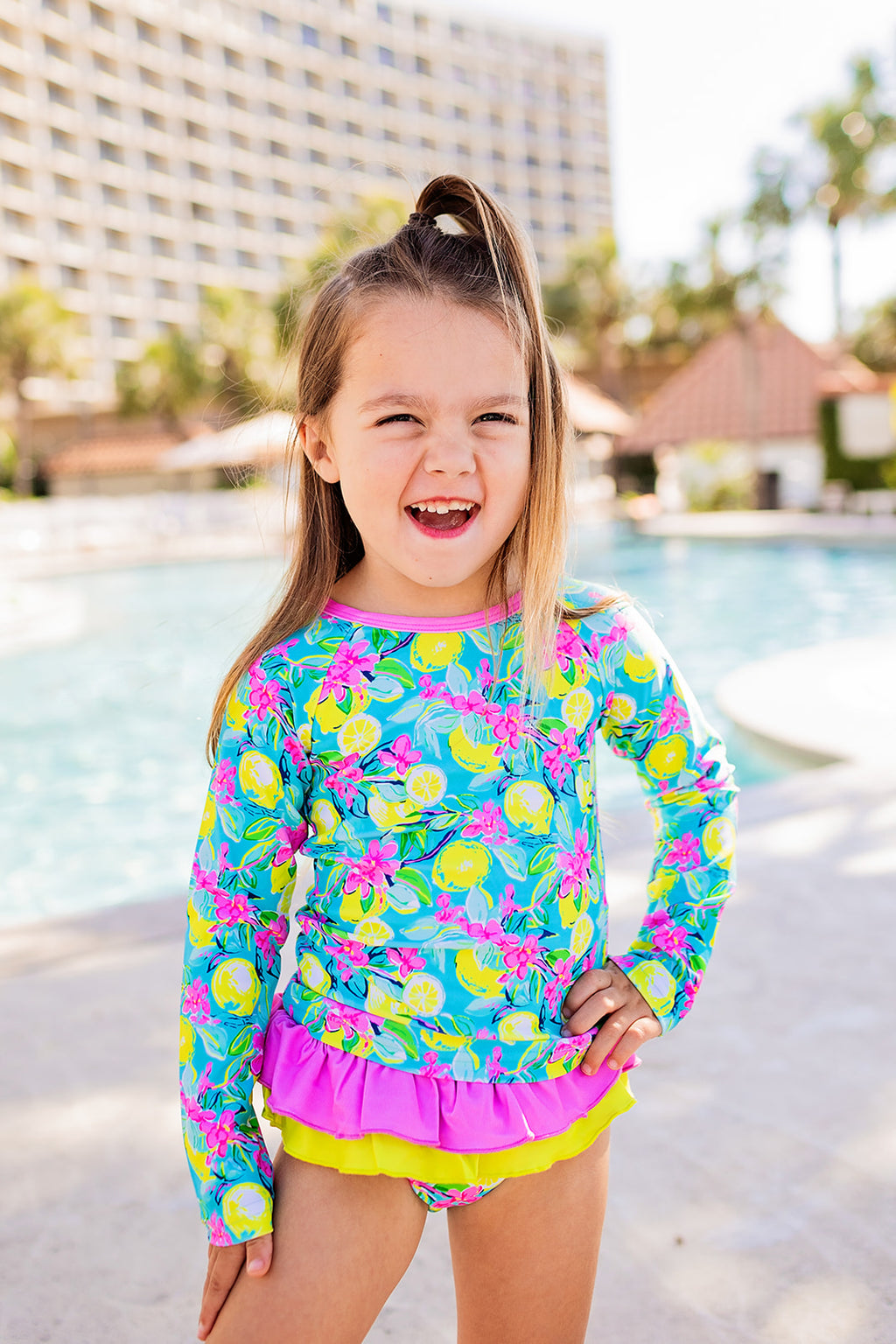 Citrus Splash Rashguard Set *Ready to Ship*