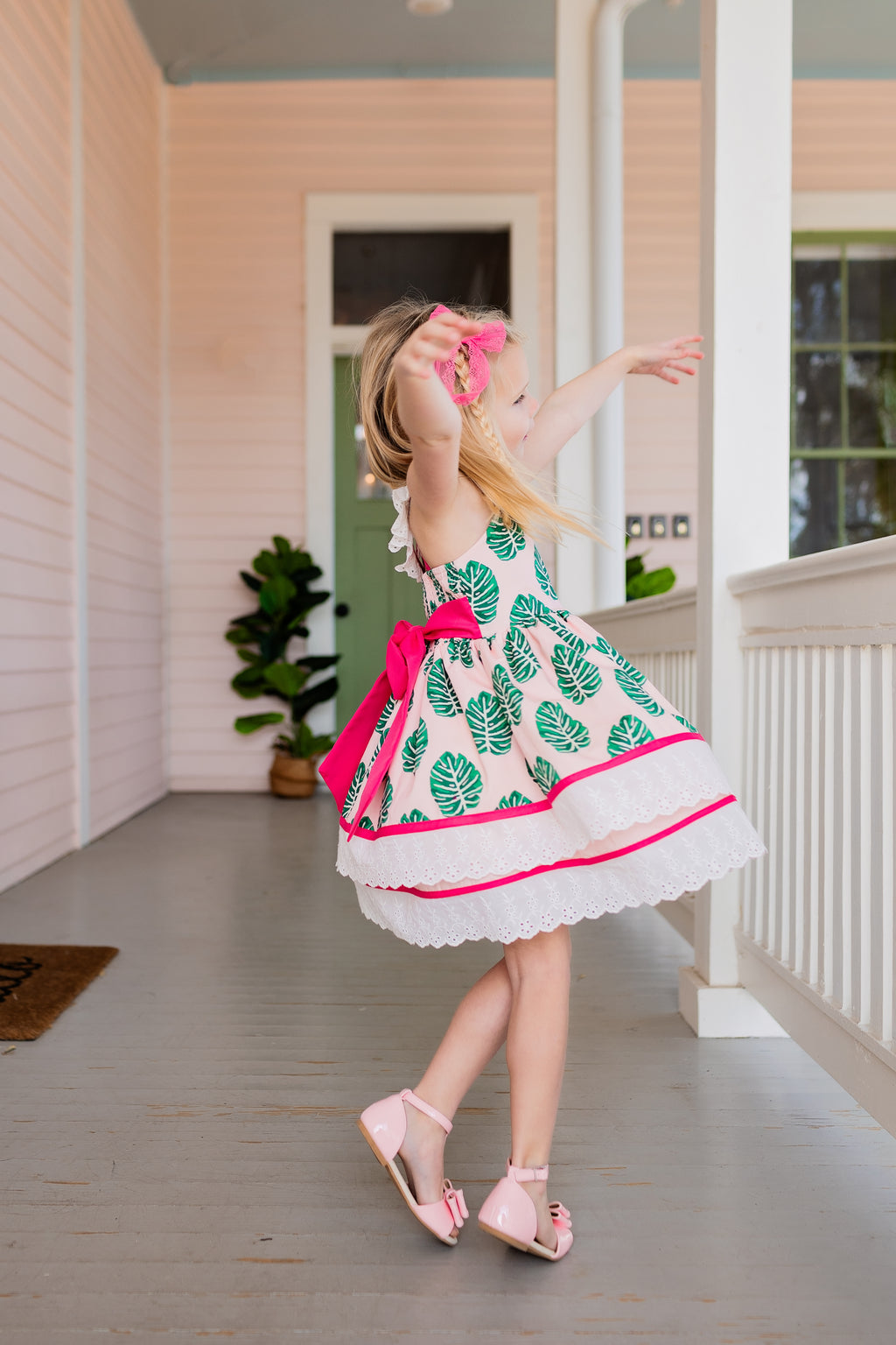 Palm Beachy Dress with Bloomers *Limited Pre~Order*