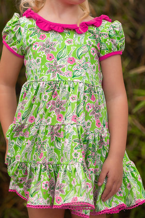 Safari Party Dress with Bloomers