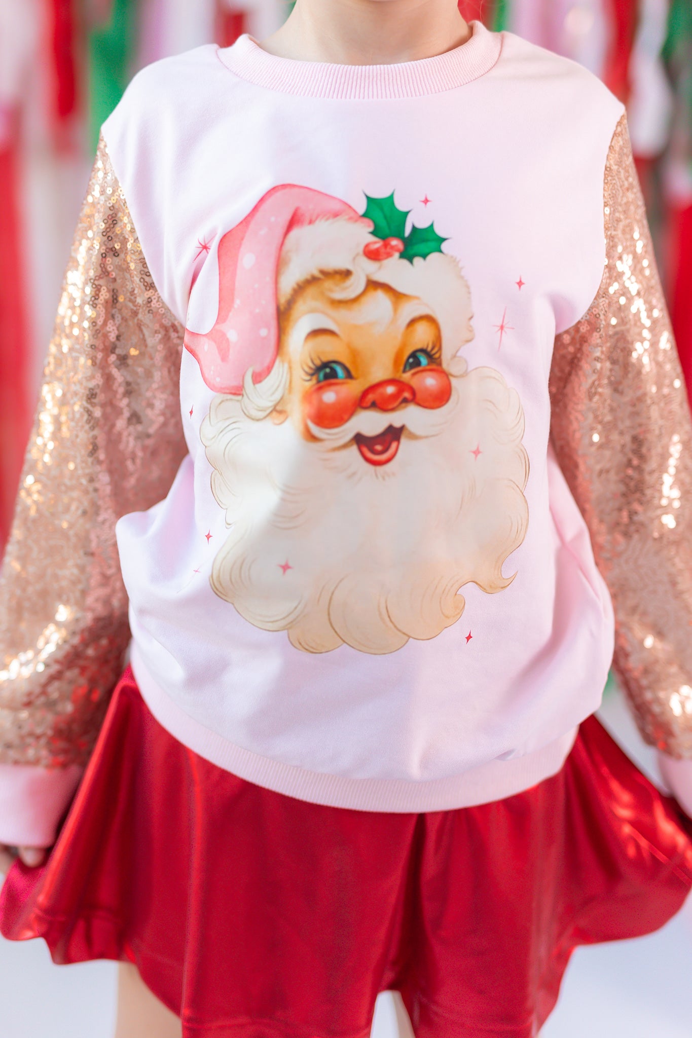 Santa Sparkle Sweatshirt *IN Stock!!*