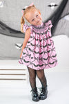 Pink Bow~tiful Bat Smocked Bloomer Set *Ready to Ship!*