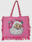 Jumbo Pink Sequin Santa Tote *In Stock*