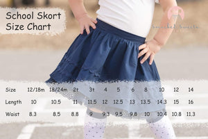 Khaki Uniform Skort *Shorts Attached*