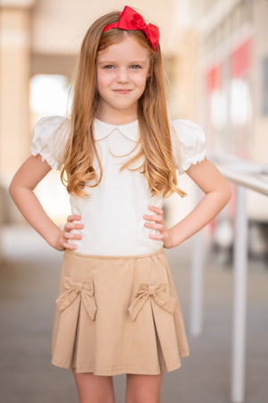White Peter Pan Collar Shirt