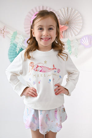 Make Waves Mermaid Sweatshirt *Ready to Ship*