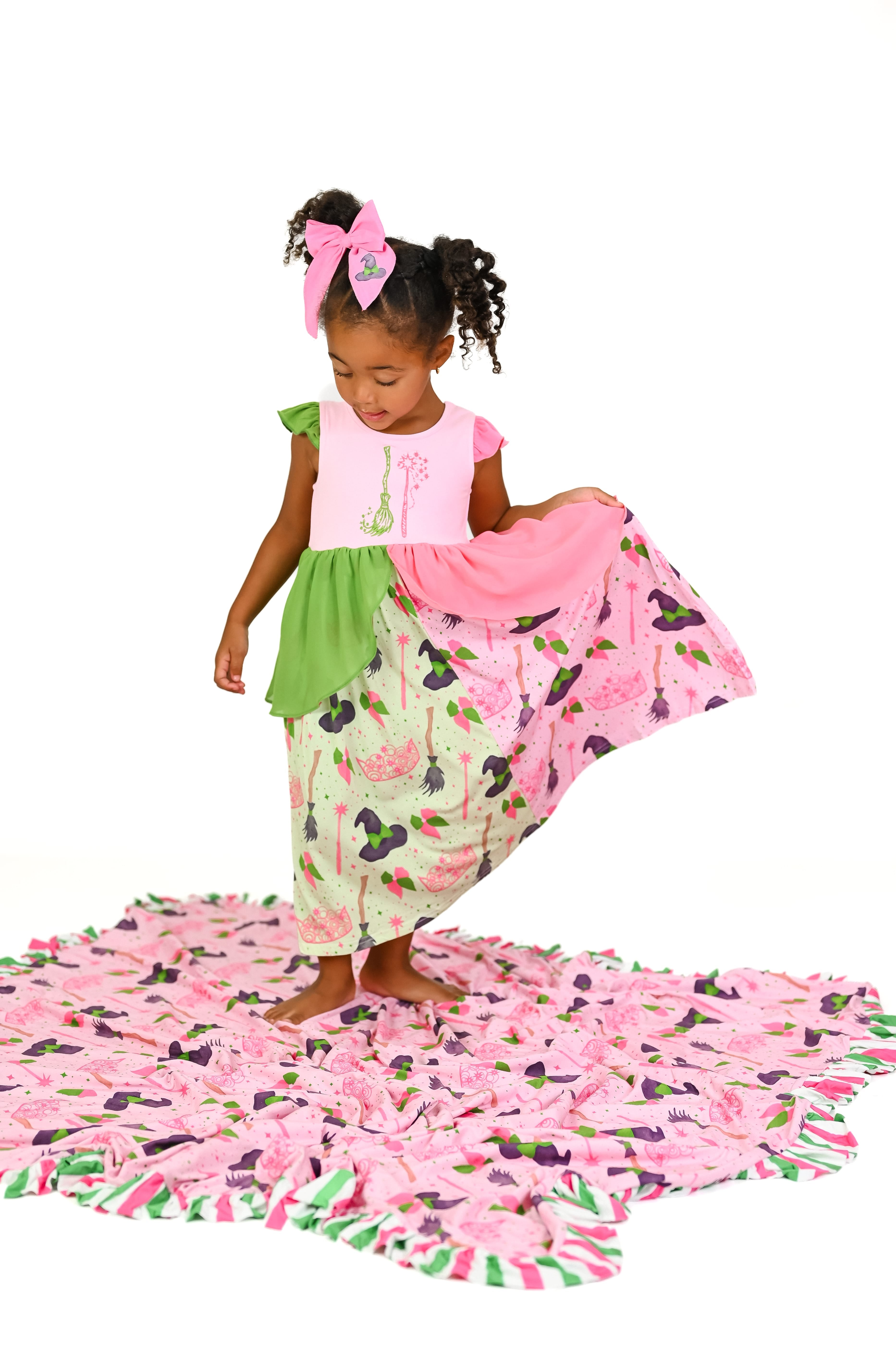 "Pink Goes Good with Green"  Bamboo Gown