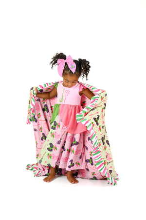 "Pink Goes Good with Green"  Bamboo Gown