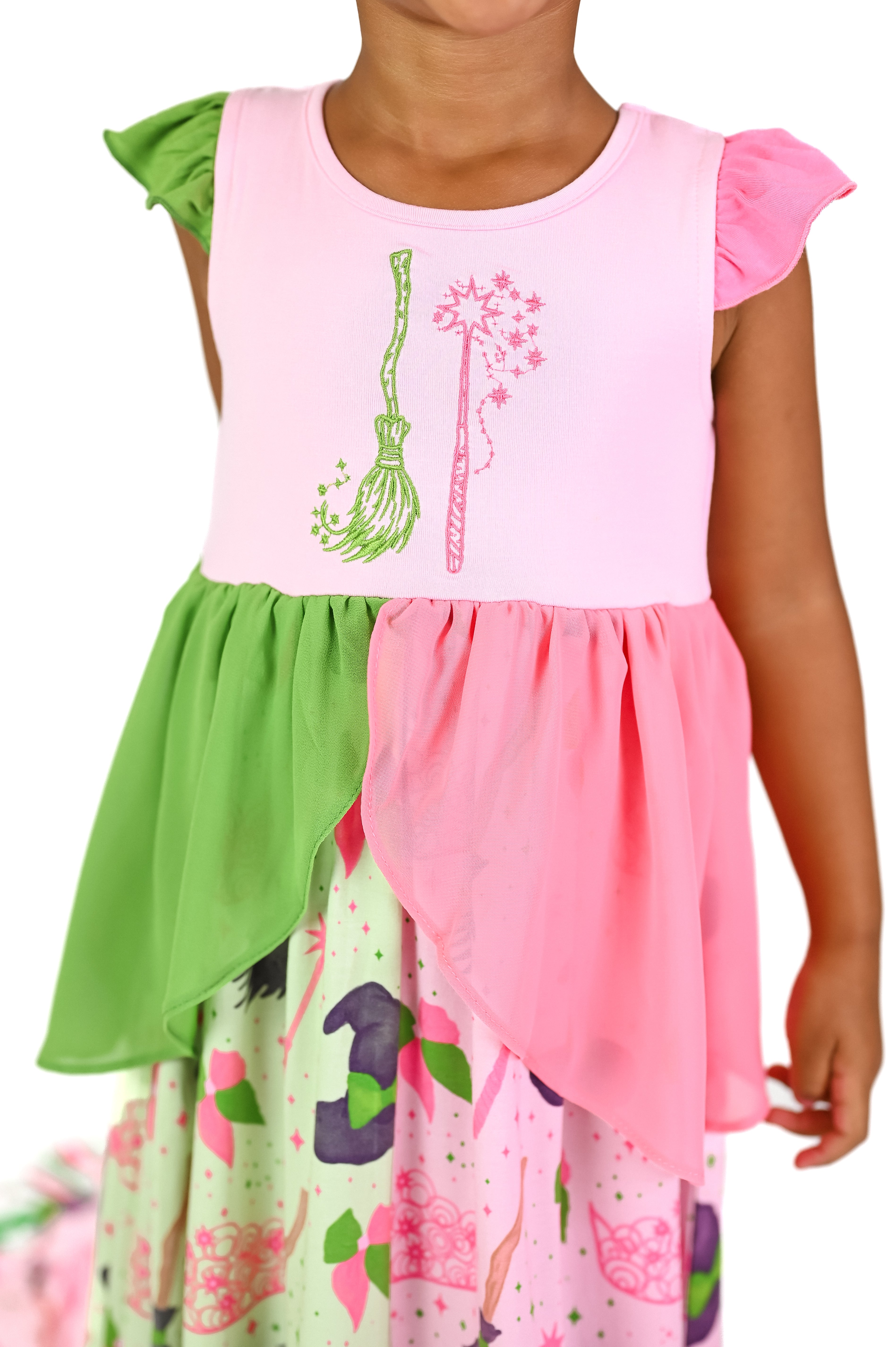 "Pink Goes Good with Green"  Bamboo Gown