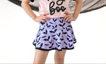 Purple Bitty Bat Skort