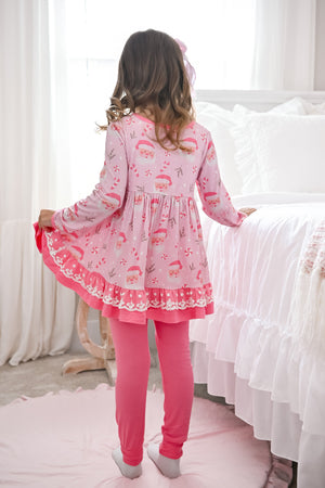 Pink Santa Skirted Lounge *In Stock*