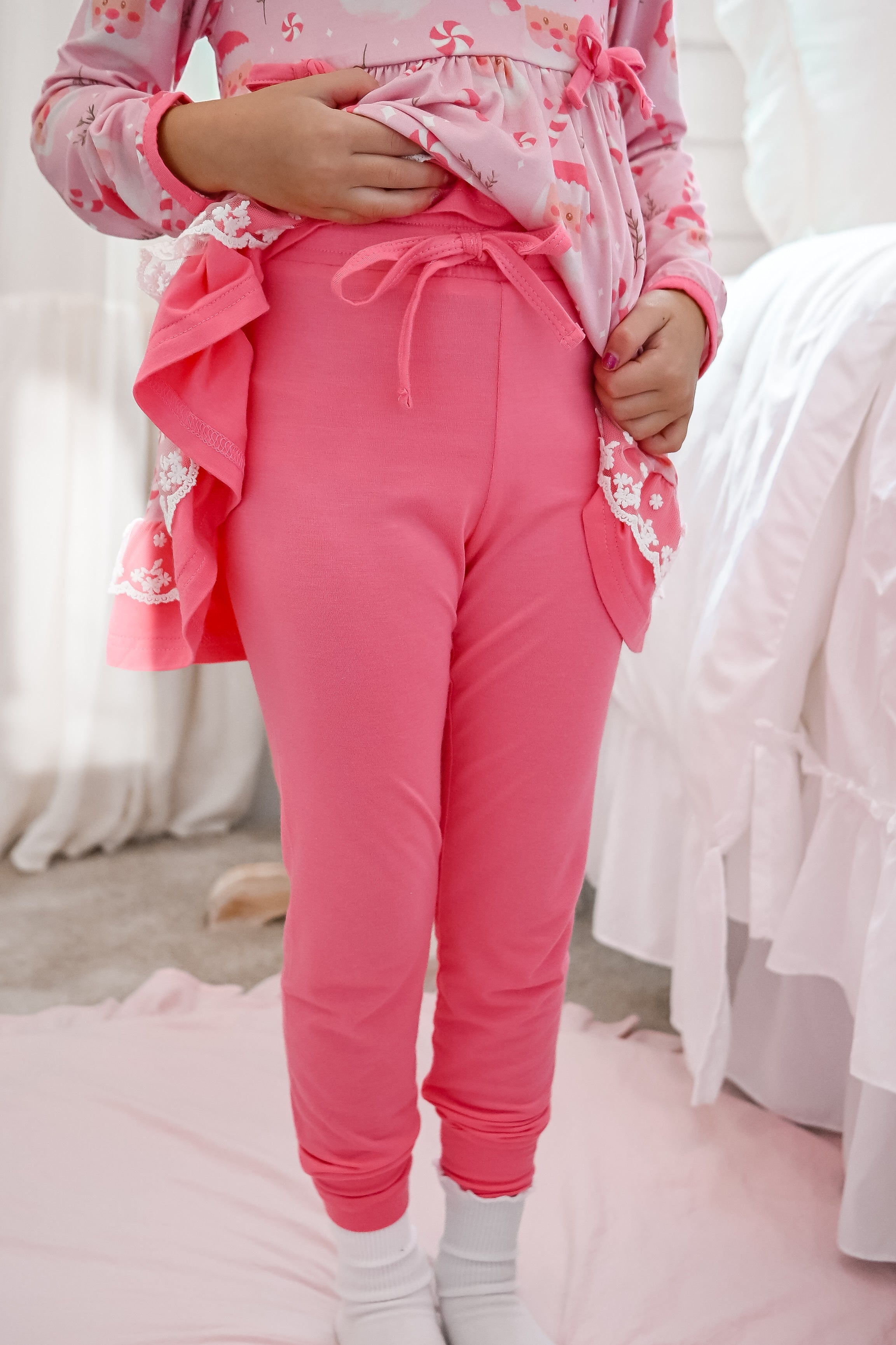 Pink Santa Skirted Lounge *In Stock*