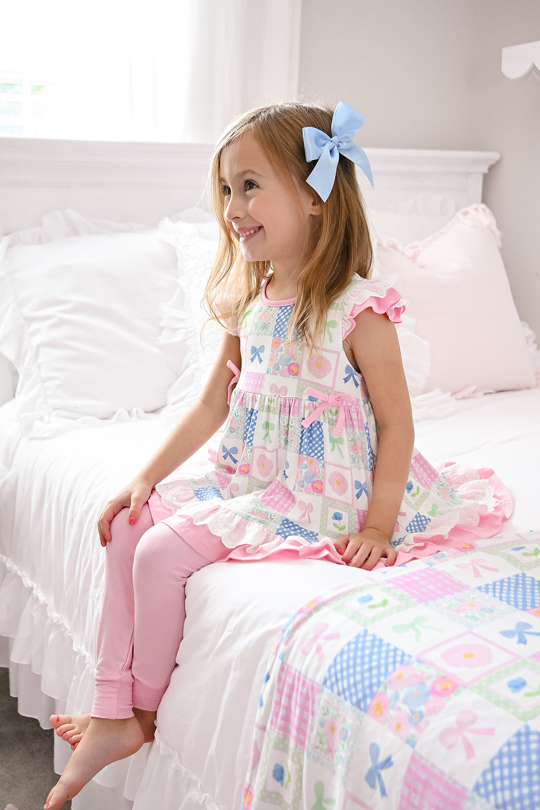 Patchwork Bamboo Skirted Lounge *In Stock*