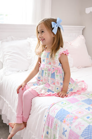 Patchwork Bamboo Skirted Lounge *In Stock*