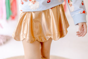 Silver & Gold Shimmer Skort *Pre~Order*
