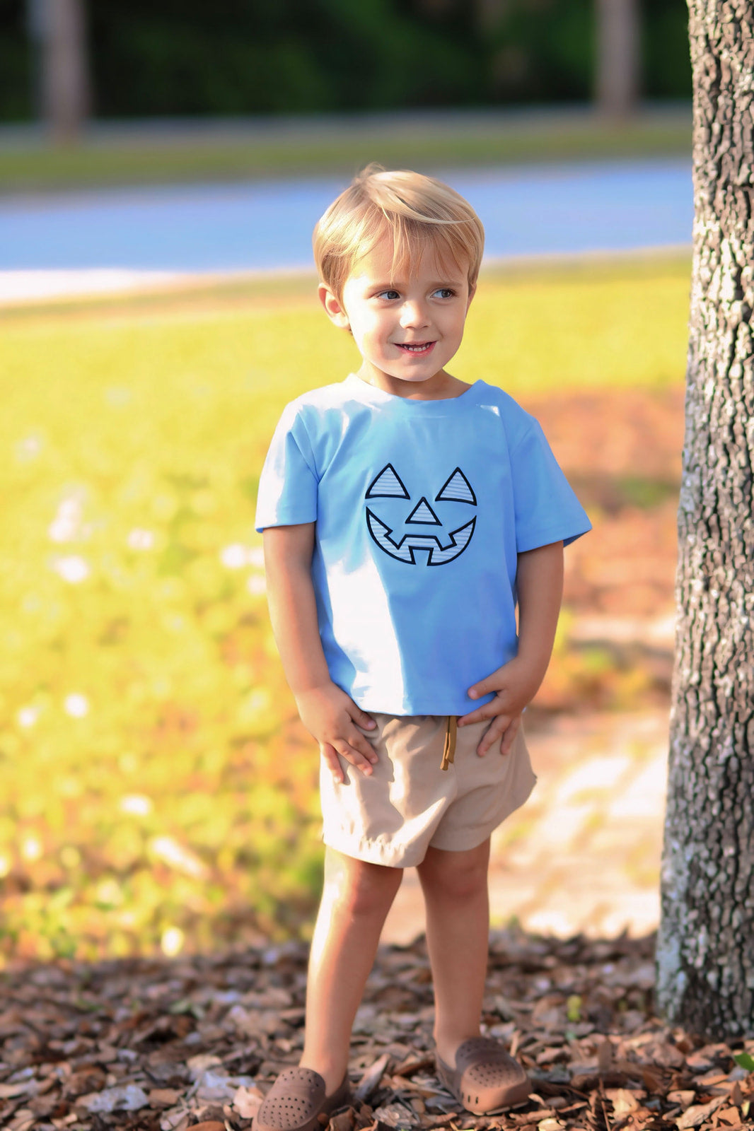 Blue Jack~O~Lantern Tee