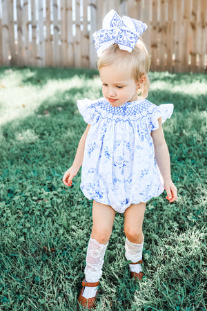 Daydream French Blue Toile Bubble