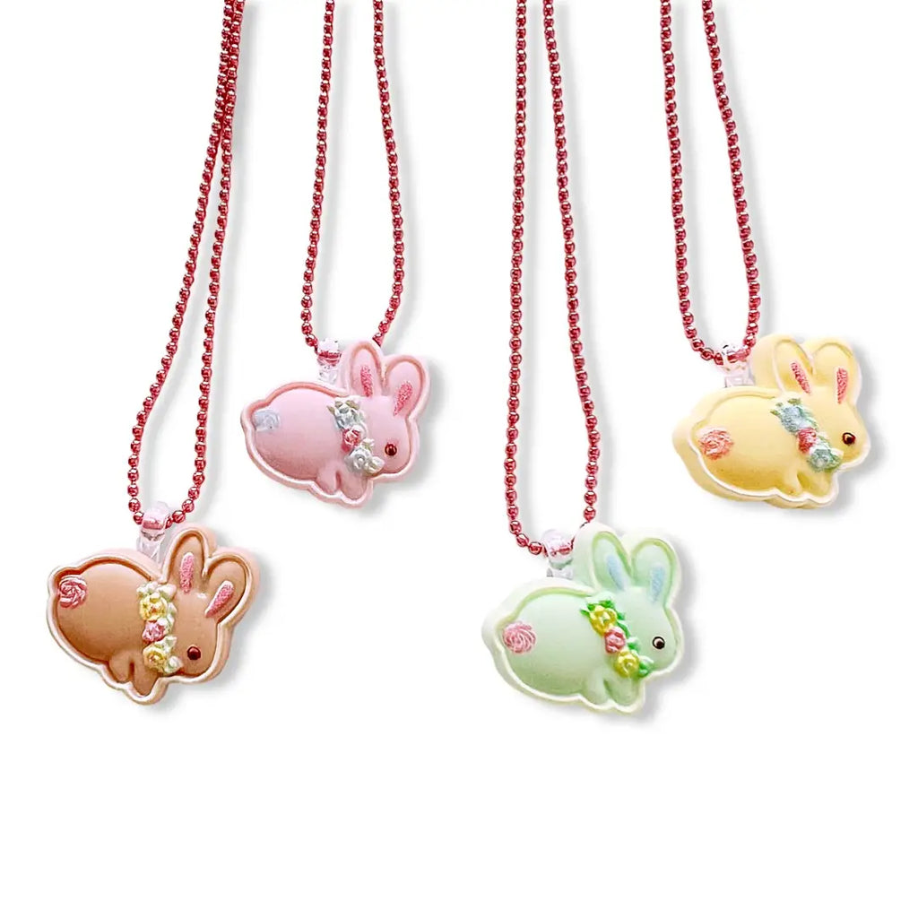 Assorted Colors Easter Bunny Necklace