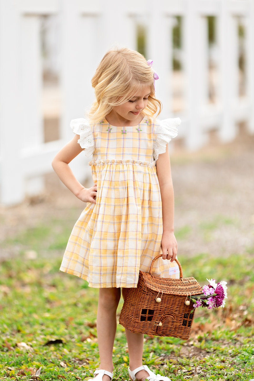 Daffodil Dress with Bloomers Set
