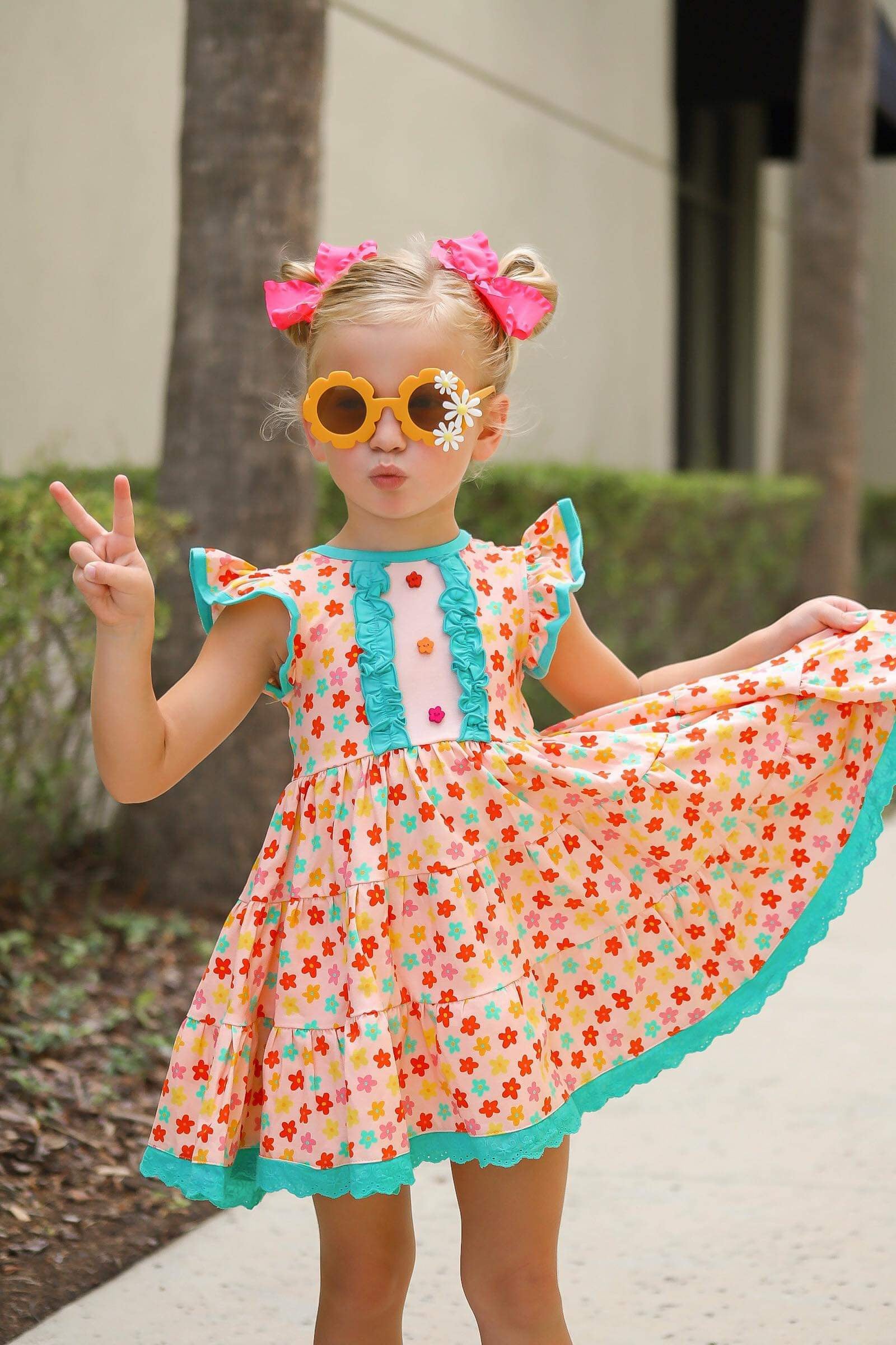 Stay Wild, Flower Child Dress & Bloomers