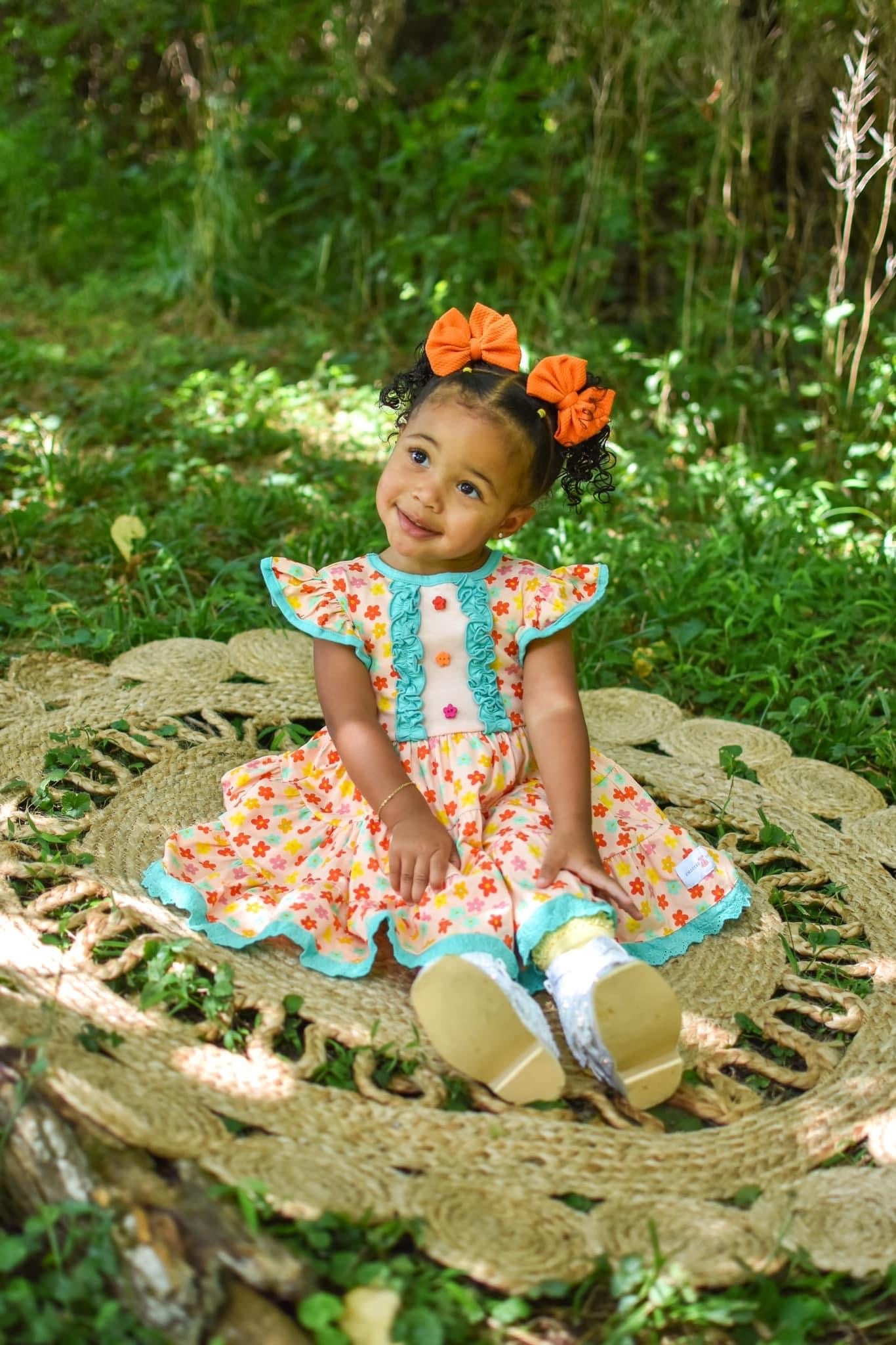 Stay Wild, Flower Child Dress & Bloomers