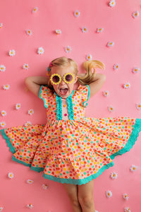 Stay Wild, Flower Child Dress & Bloomers