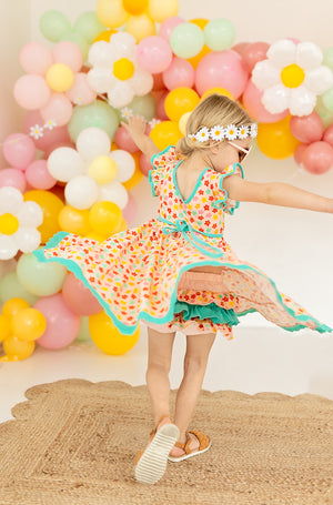 Stay Wild, Flower Child Dress & Bloomers
