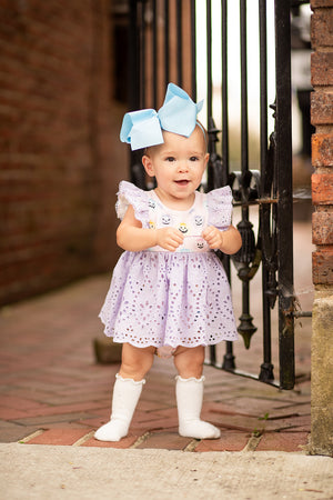 Pink & Boo Skirted Romper
