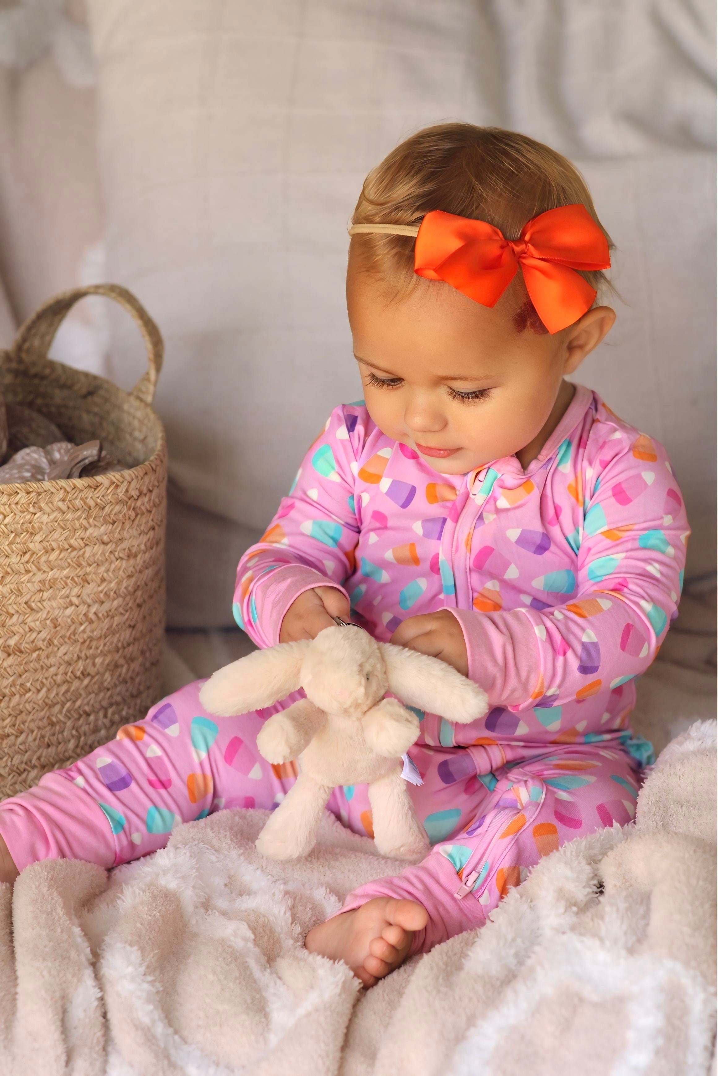 Bamboo Candy Corn Layette