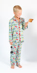 North Pole Express Boys Button Down