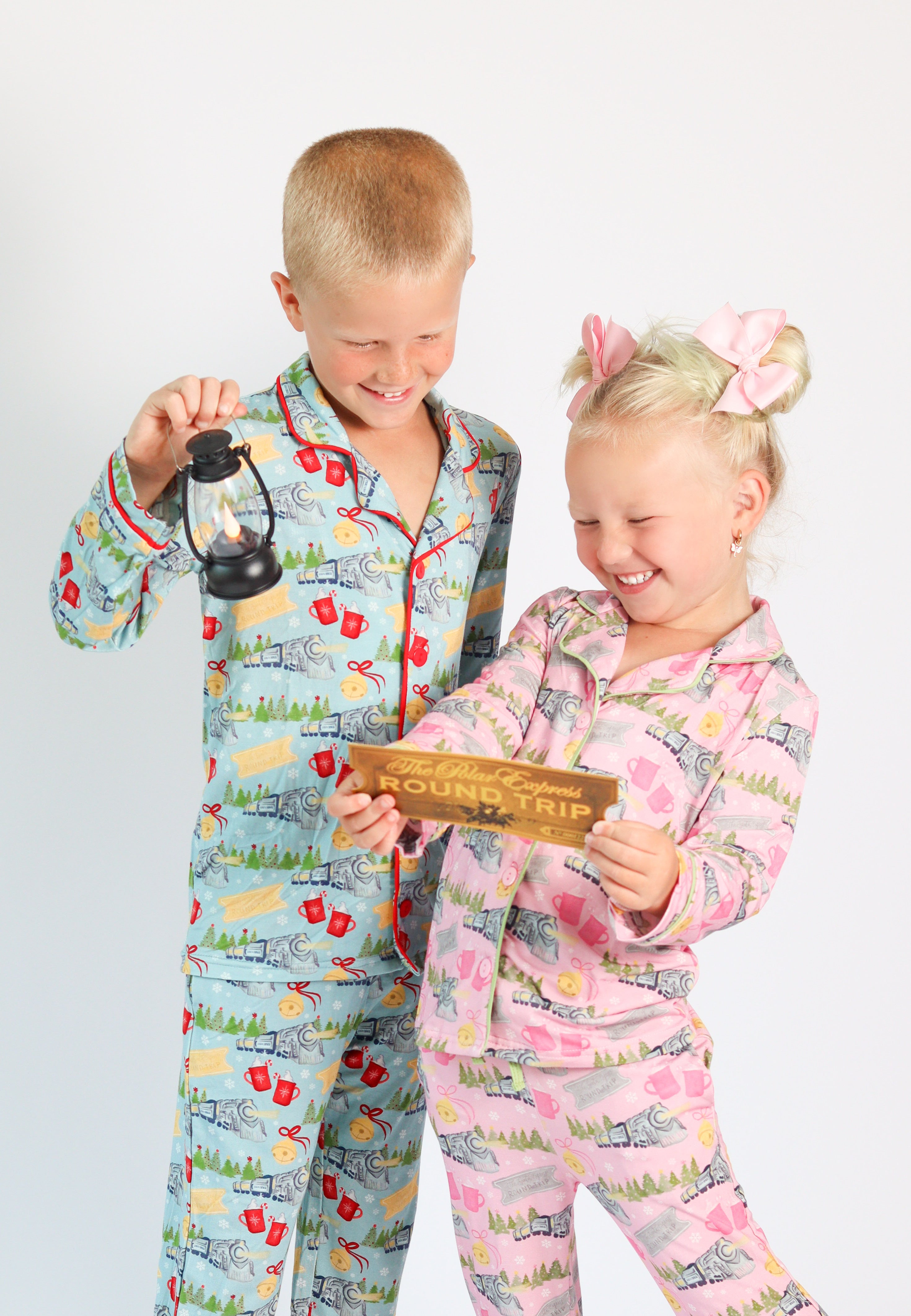 North Pole Express Boys Button Down