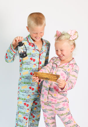 North Pole Express Boys Button Down
