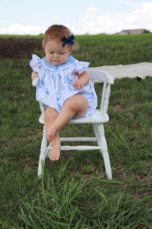 Daydream French Blue Toile Bubble