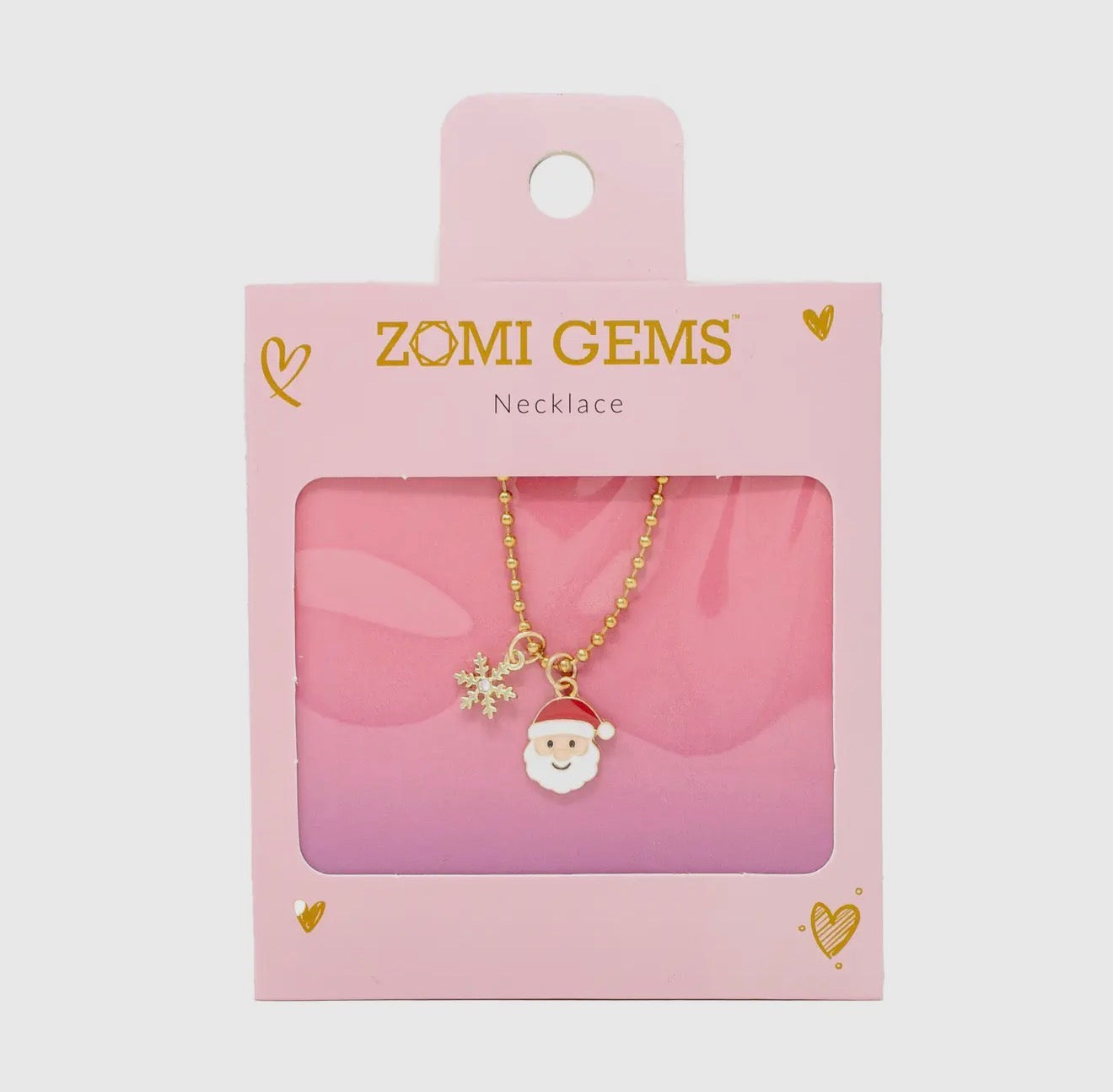 Santa & Snowflake Kids Necklace