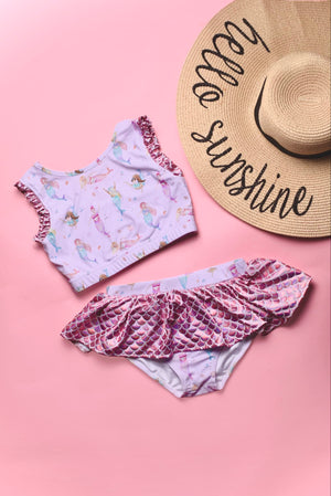 Make Waves Mermaid Skirted Two Piece Swim *Ready to Ship*