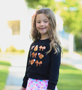 Sequin Candy Corn Sweatshirt