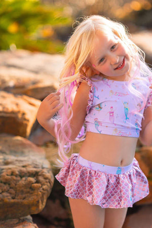 Make Waves Mermaid Skirted Two Piece Swim *Ready to Ship*