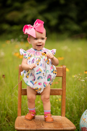 “Preschool Prep” Smocked Bubble