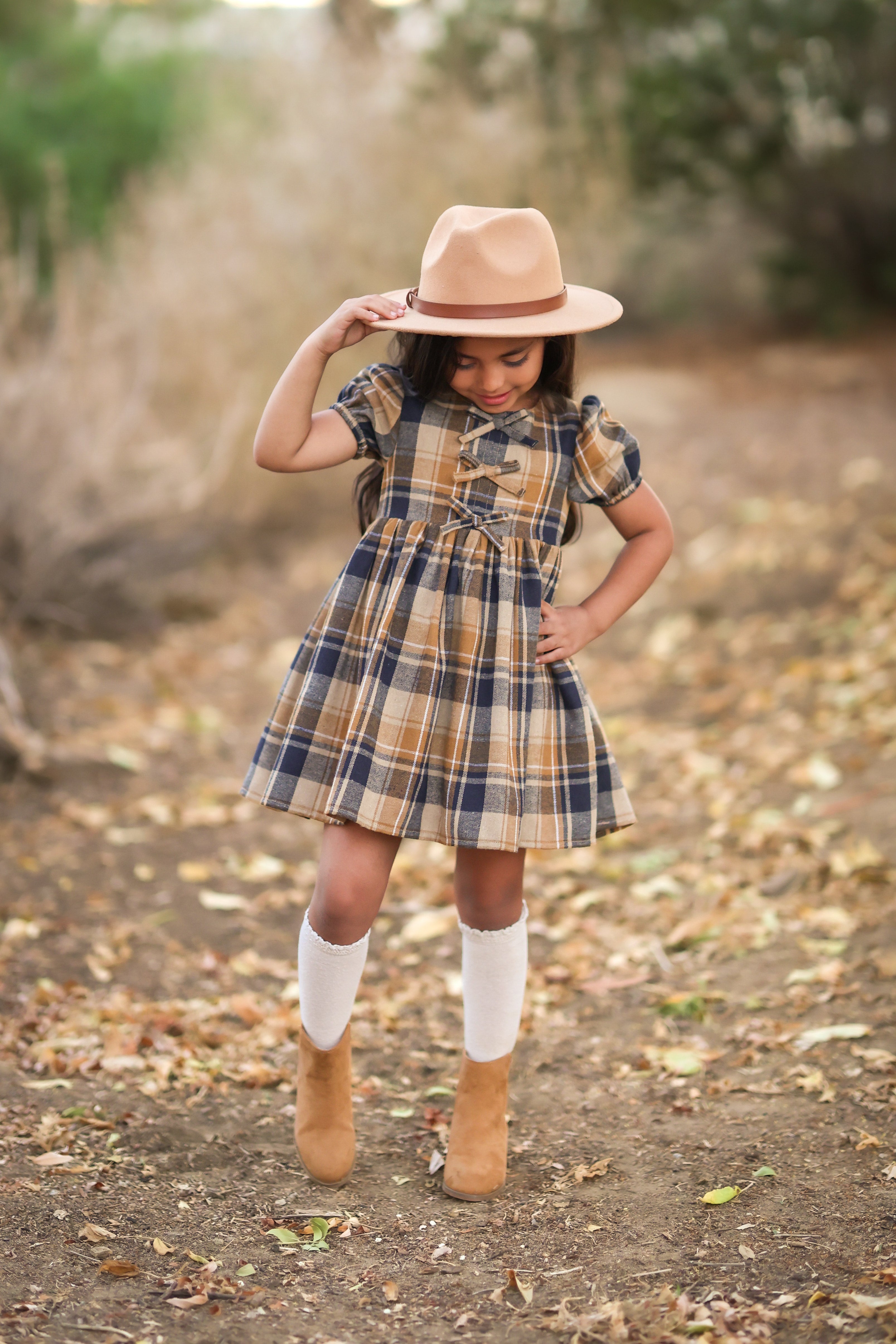 Thankful Plaid Dress