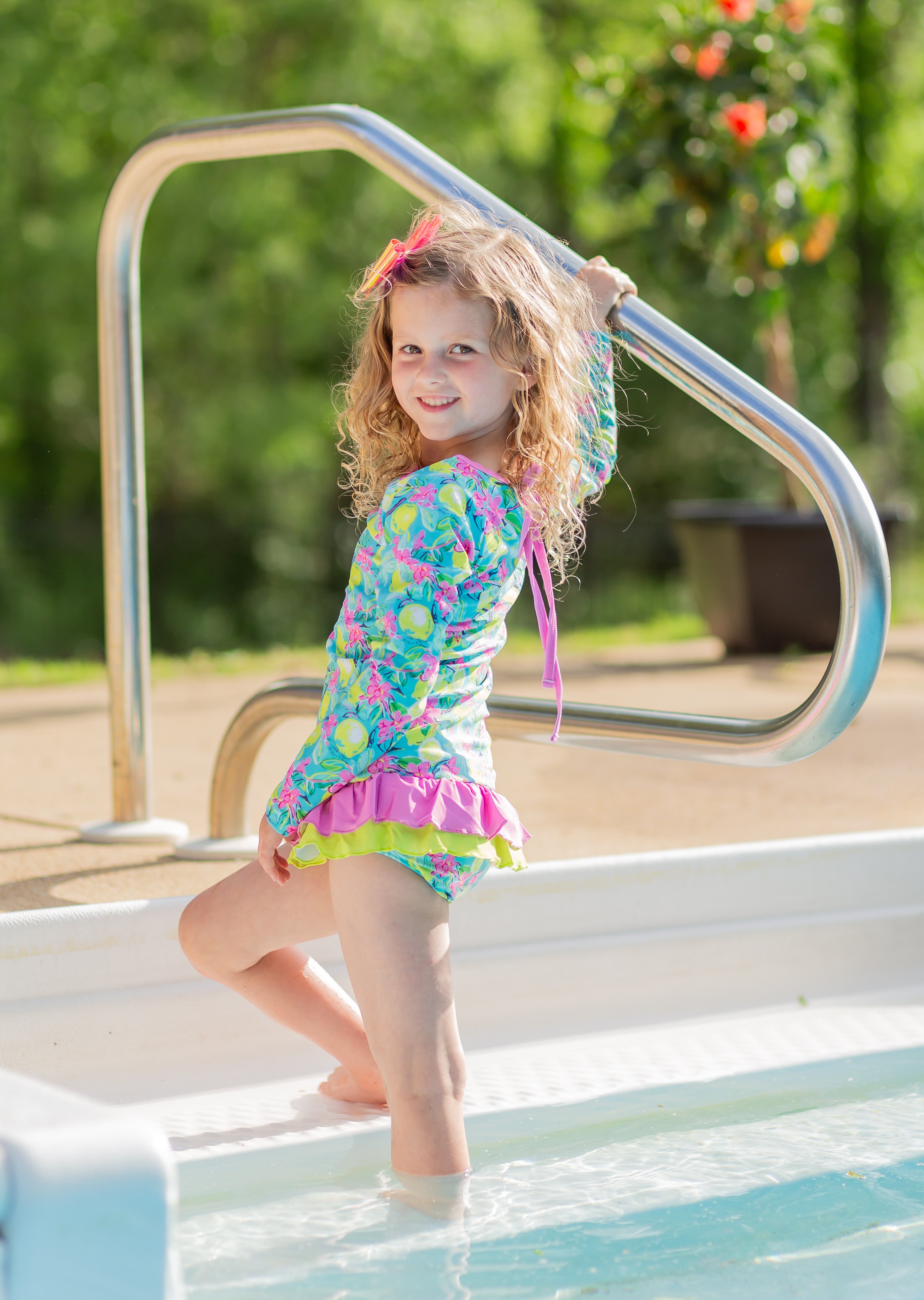 Citrus Splash Rashguard Set *Ready to Ship*