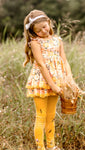 Pumpkin Patch Petals Legging Set